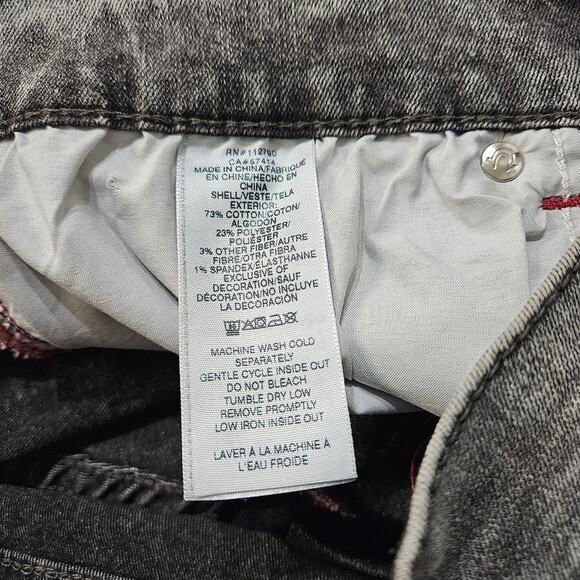 True Religion Jeans Bounty Grey Wash Ricky Relaxed Straight Size 31 - Picture 4 of 7